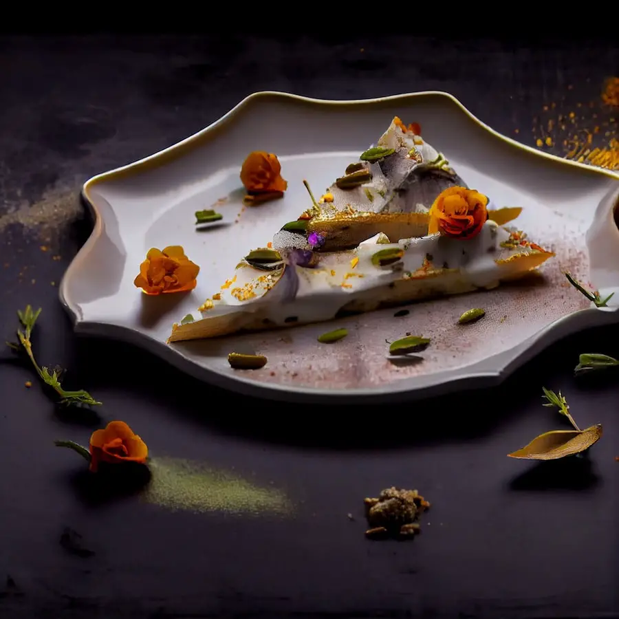 Seyonara_shahi_tukra_dessert_on_white_plate_with_small_flower_d_1262d6ef-d59a-453d-838b-3b903b1d6501