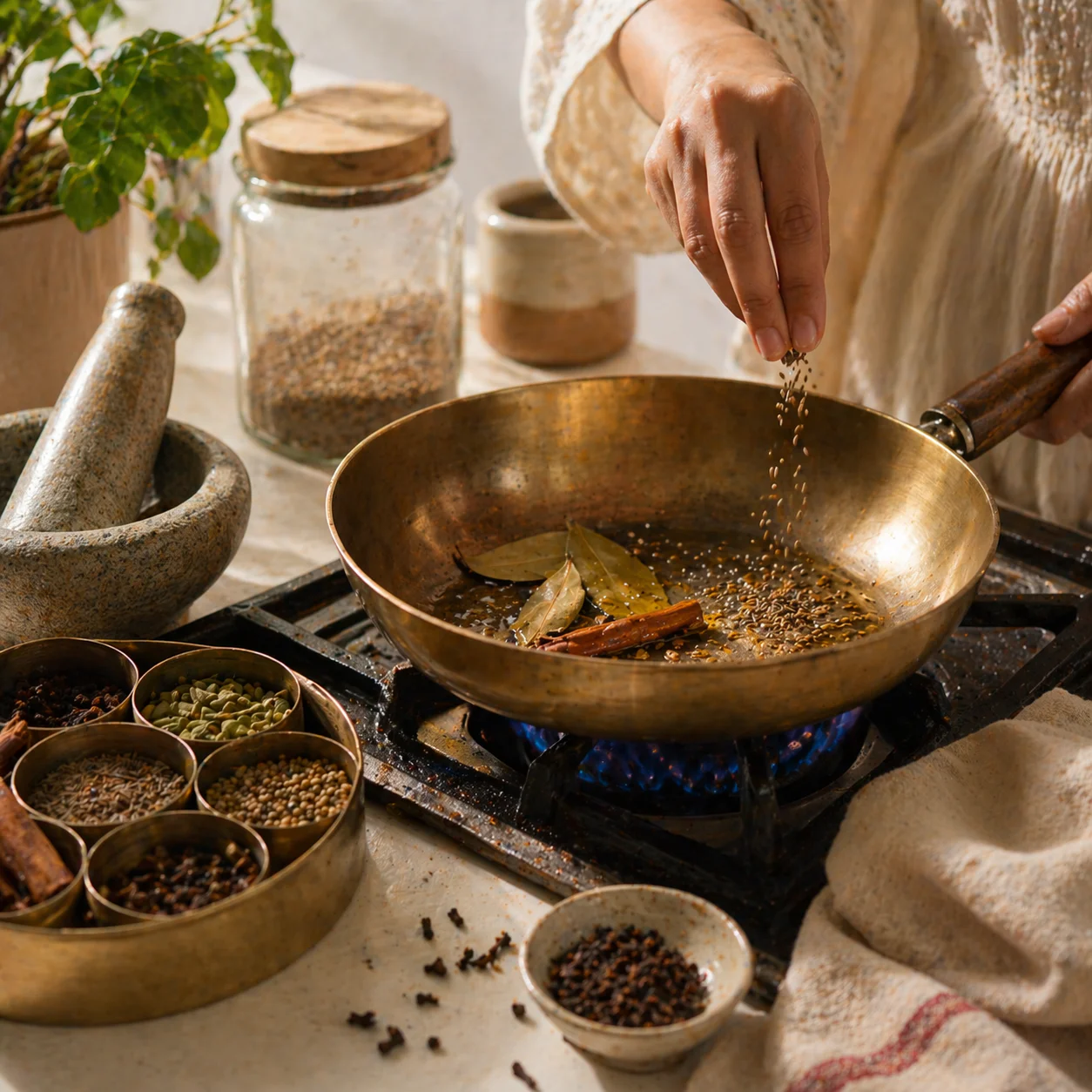 Whole spices for mindful, health-conscious cooking