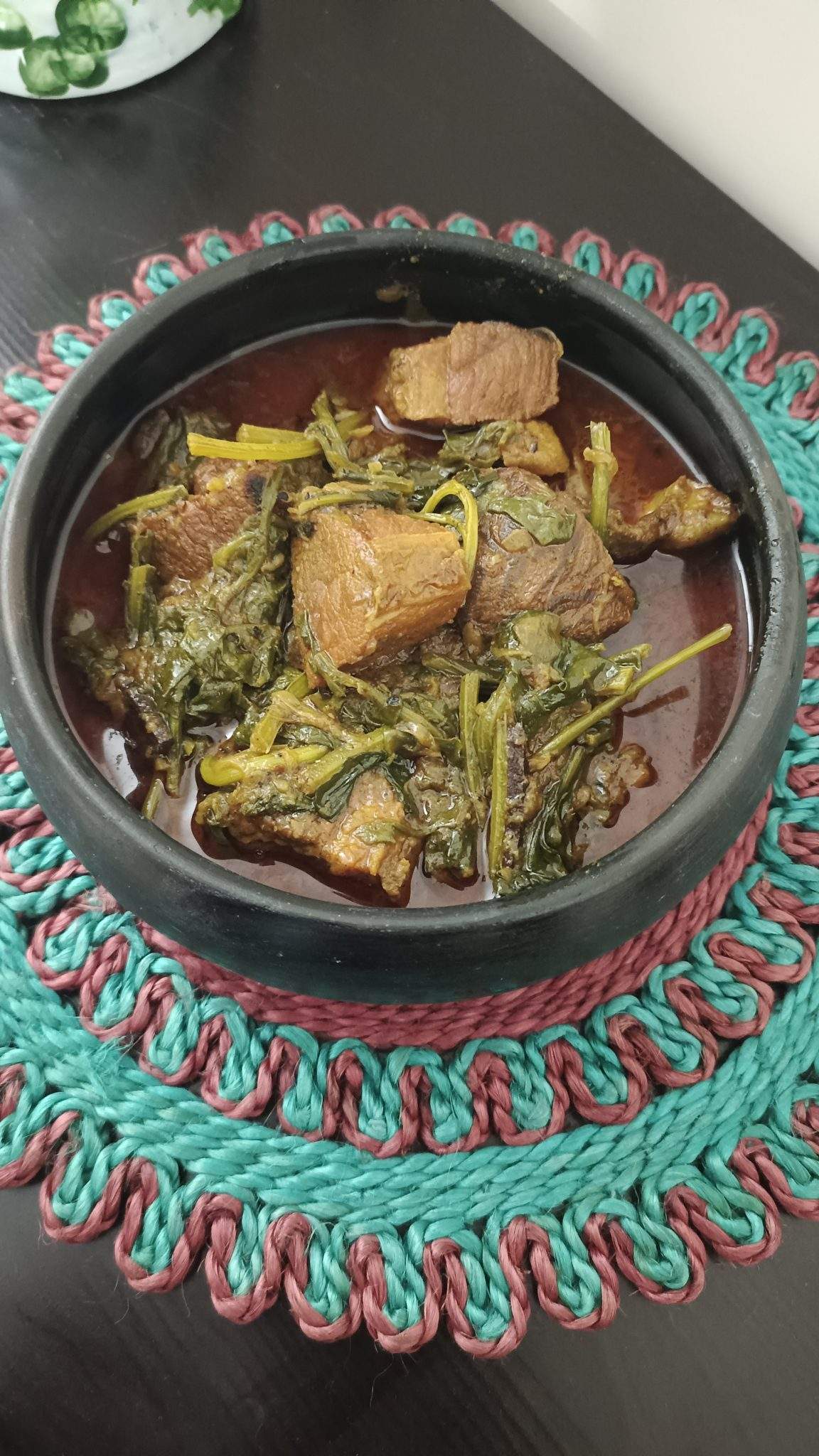 Beef Spinach Curry by Afroza Begum