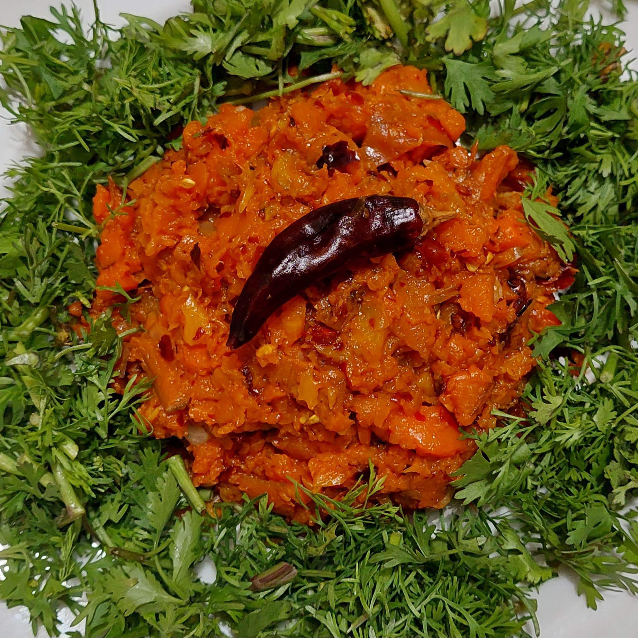 Carrot Bhorta (mashed carrot) by Aysha Zaman