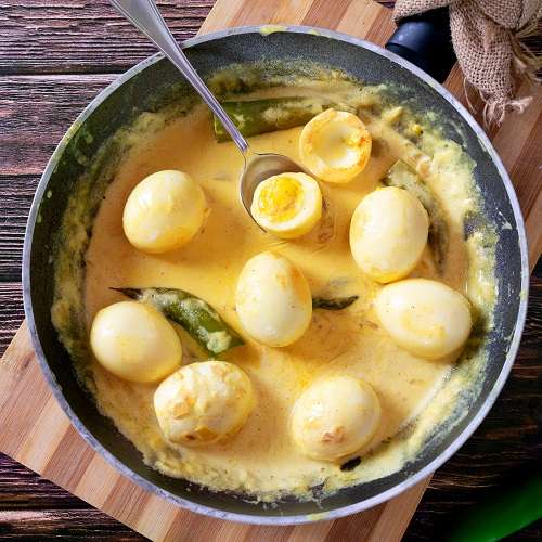 Egg Curry in Coconut Milk/Egg Korma