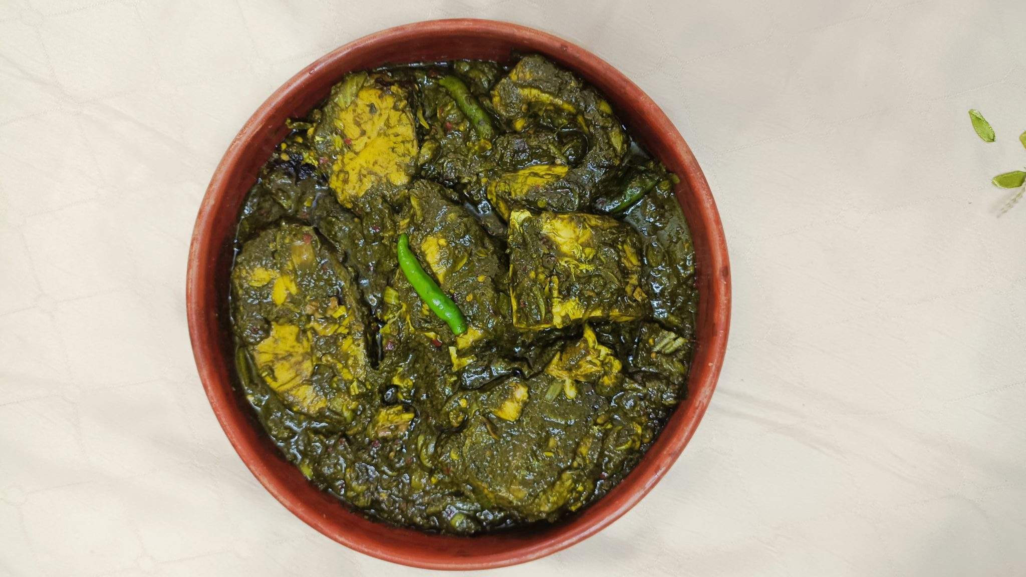Fish with Gourd Leaves