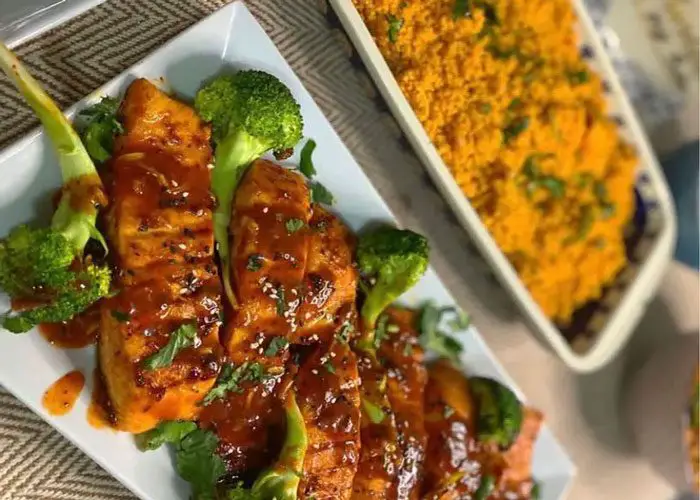 Honey and Garlic Salmon by Hafsah Taslim