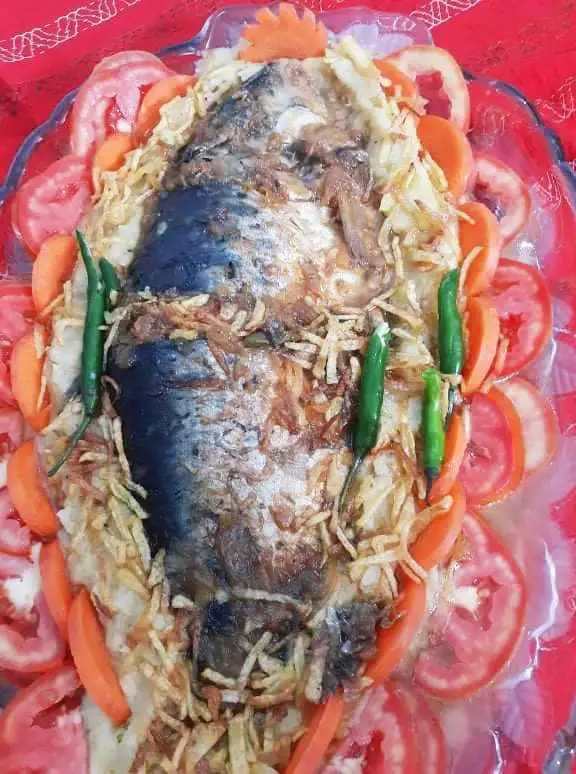 Whole steamed Hilsa by Jesmin Sultana