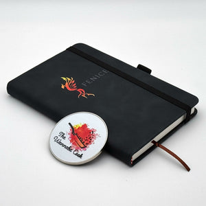 Notebook and fridge magnet from the 8 Whole Spice Box